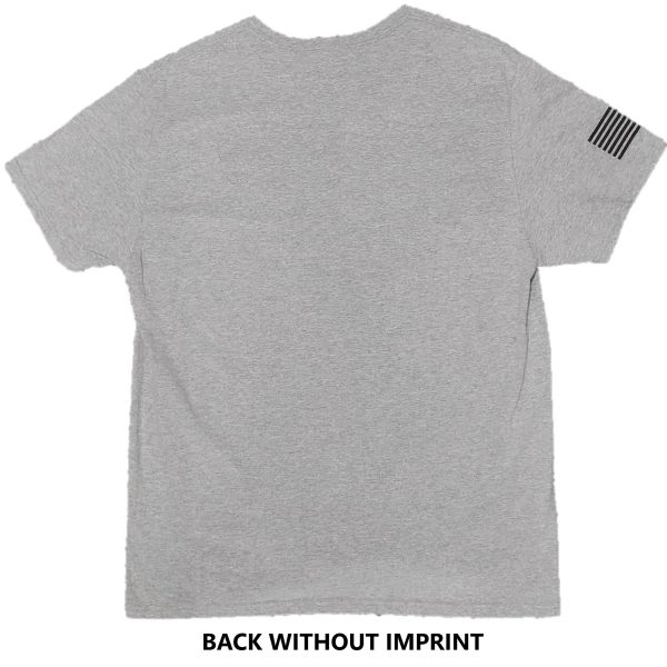 T-Shirt Black on Grey - Image 2